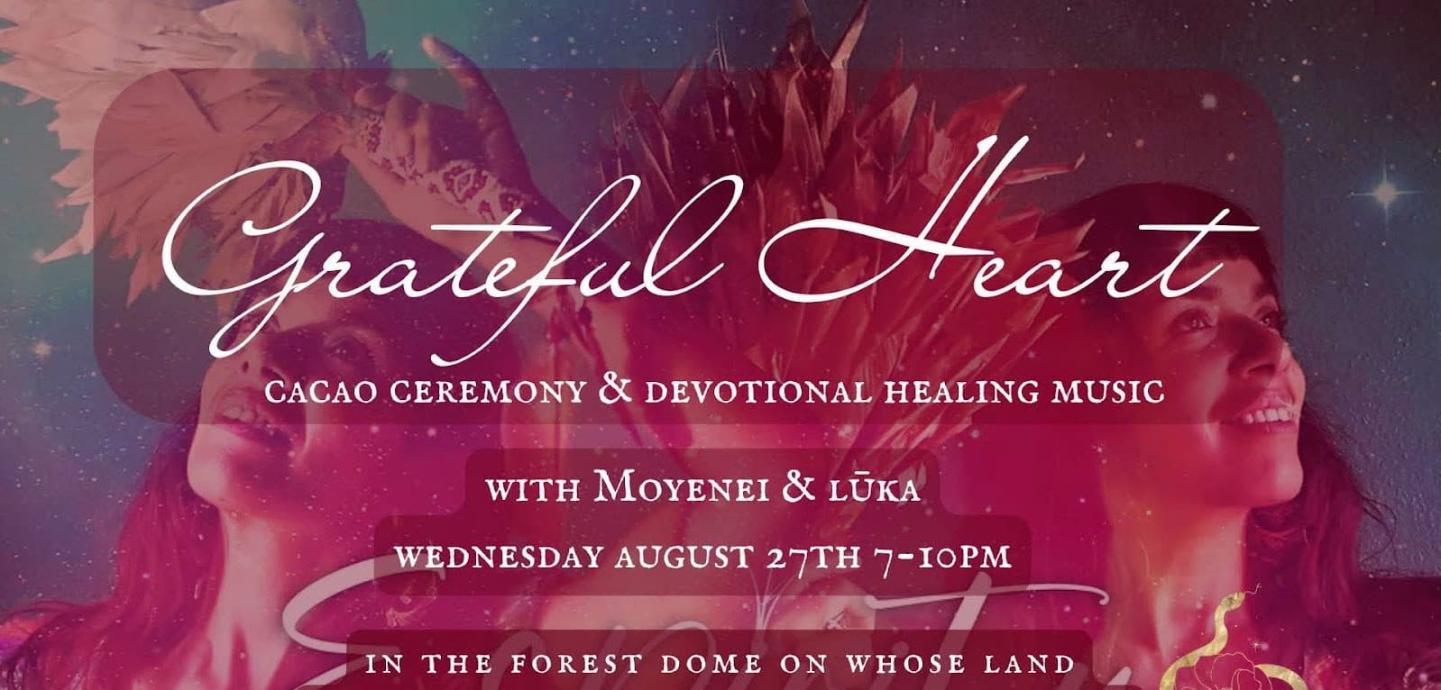 Grateful Heart Cacao Ceremony and Devotional Healing Music